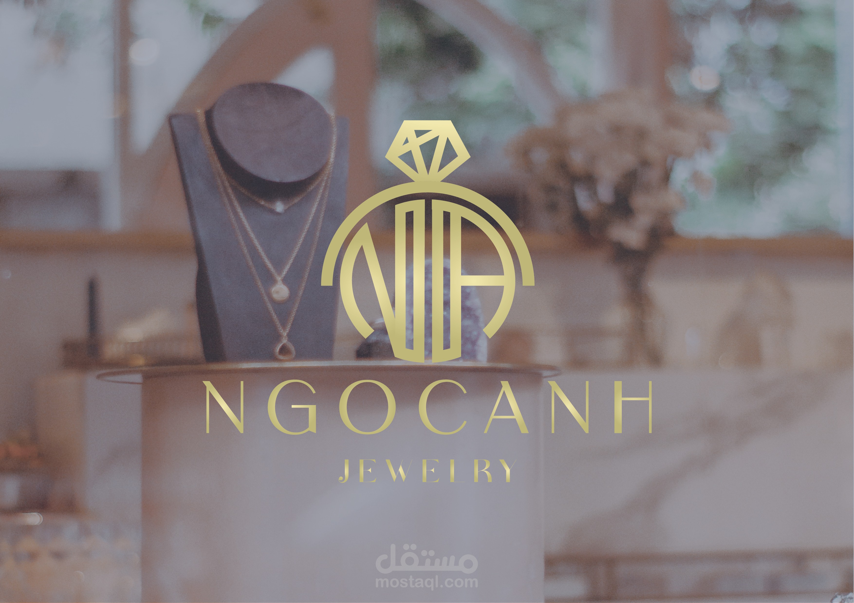 logo لمتجر بيع مجوهرات