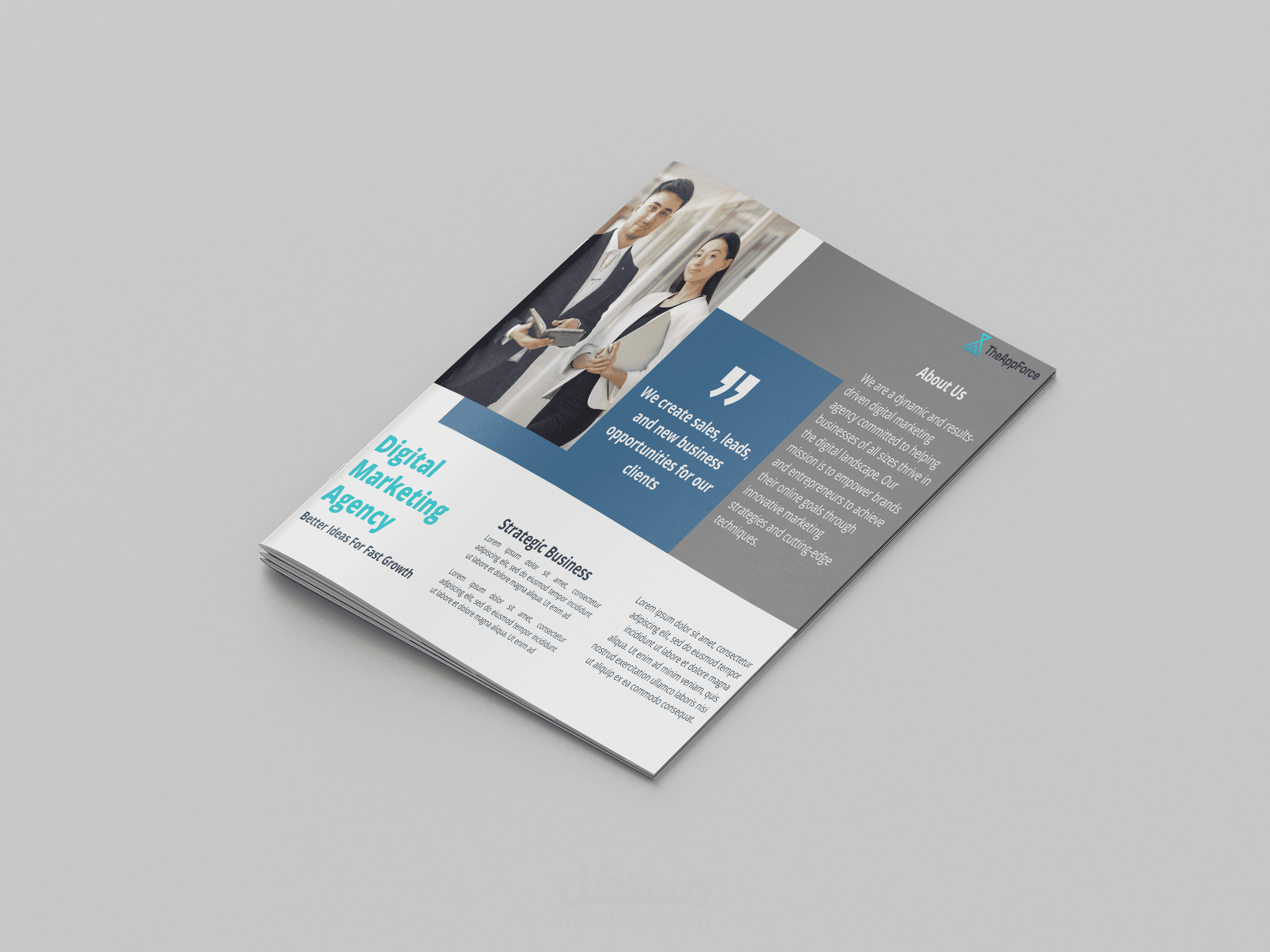 تصميم بروشور احترافي للتسويق