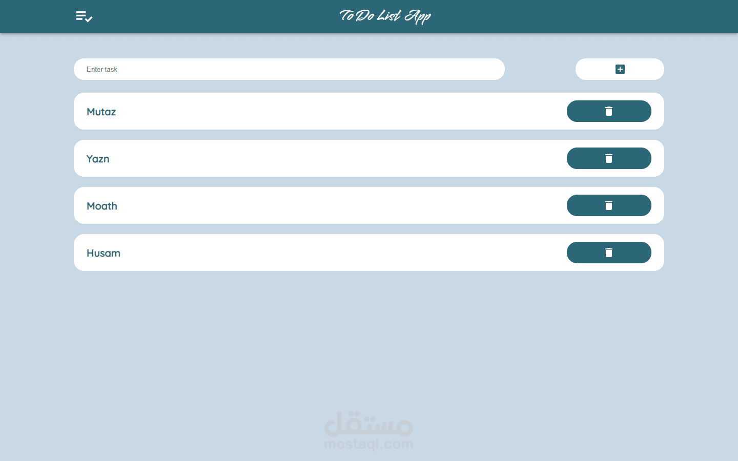 To Do List App