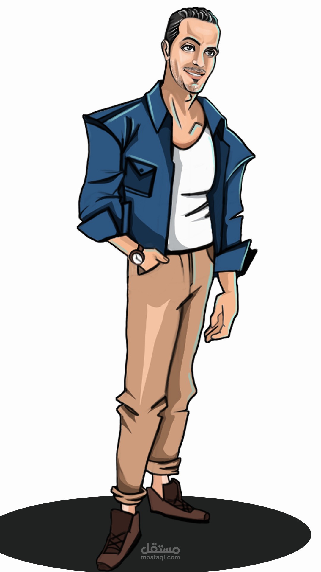 رسم يدوى و ديجيتال لشخصيات