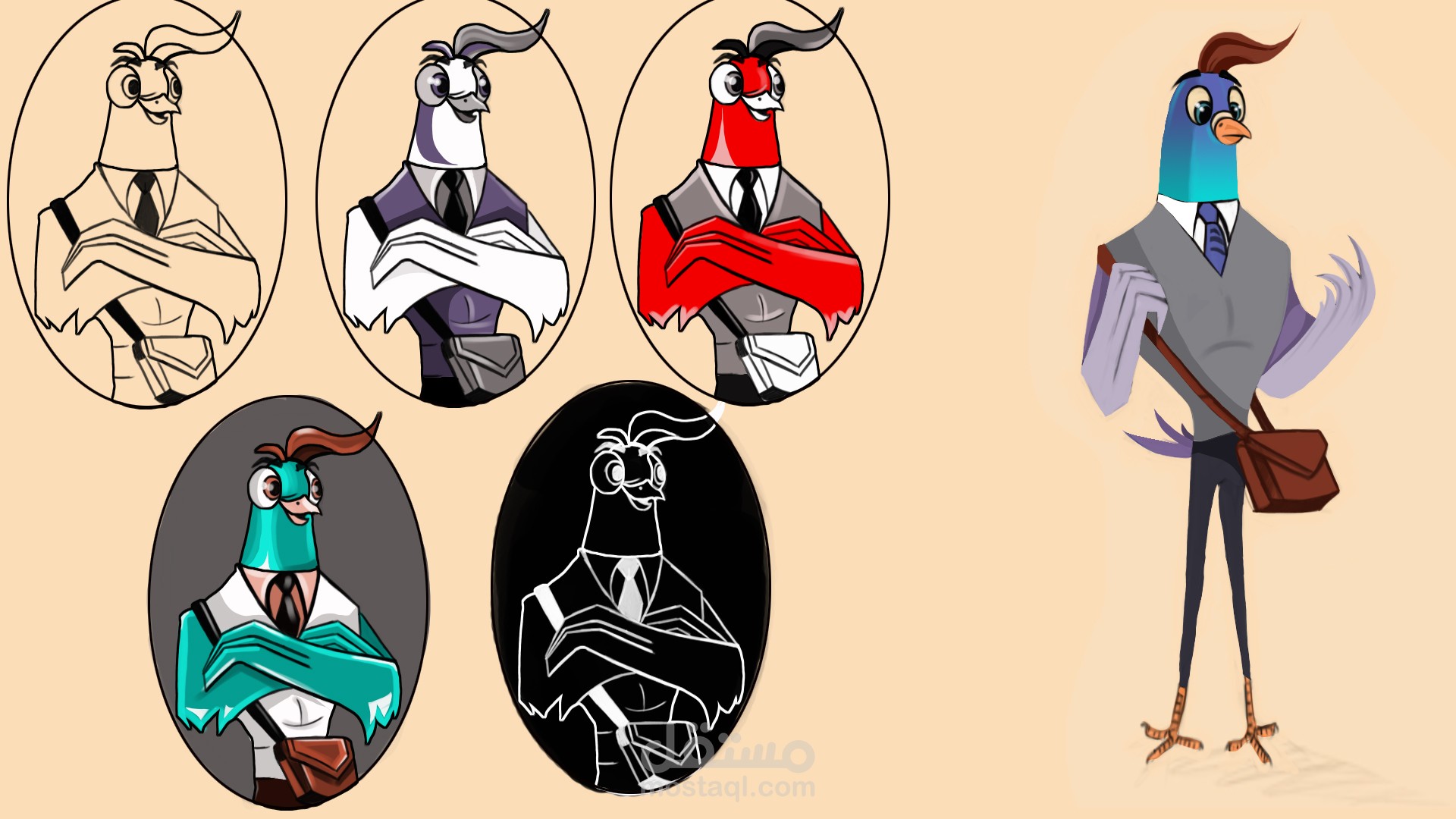 شخصيات كرتونيه مرسومه