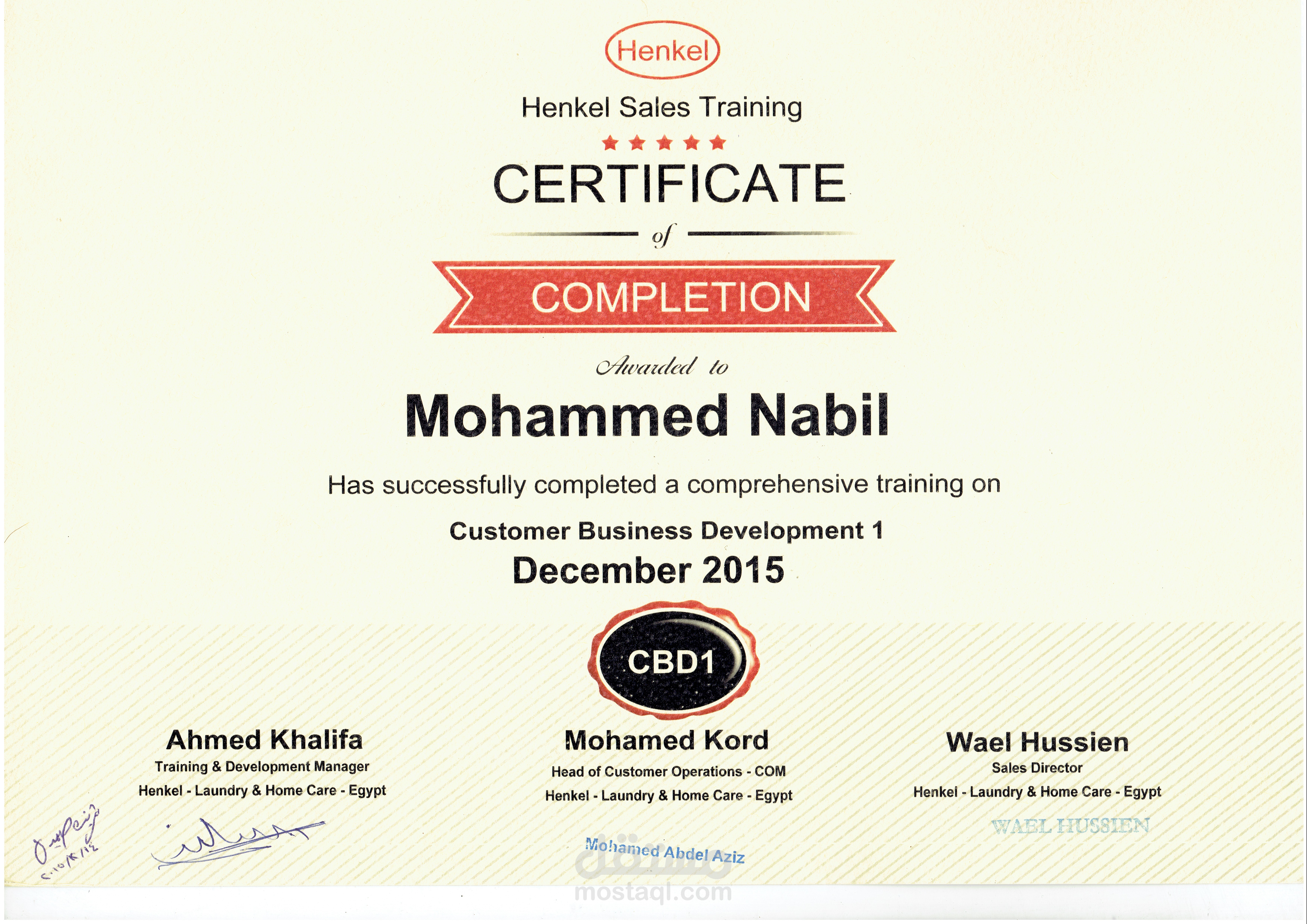 Customer business development