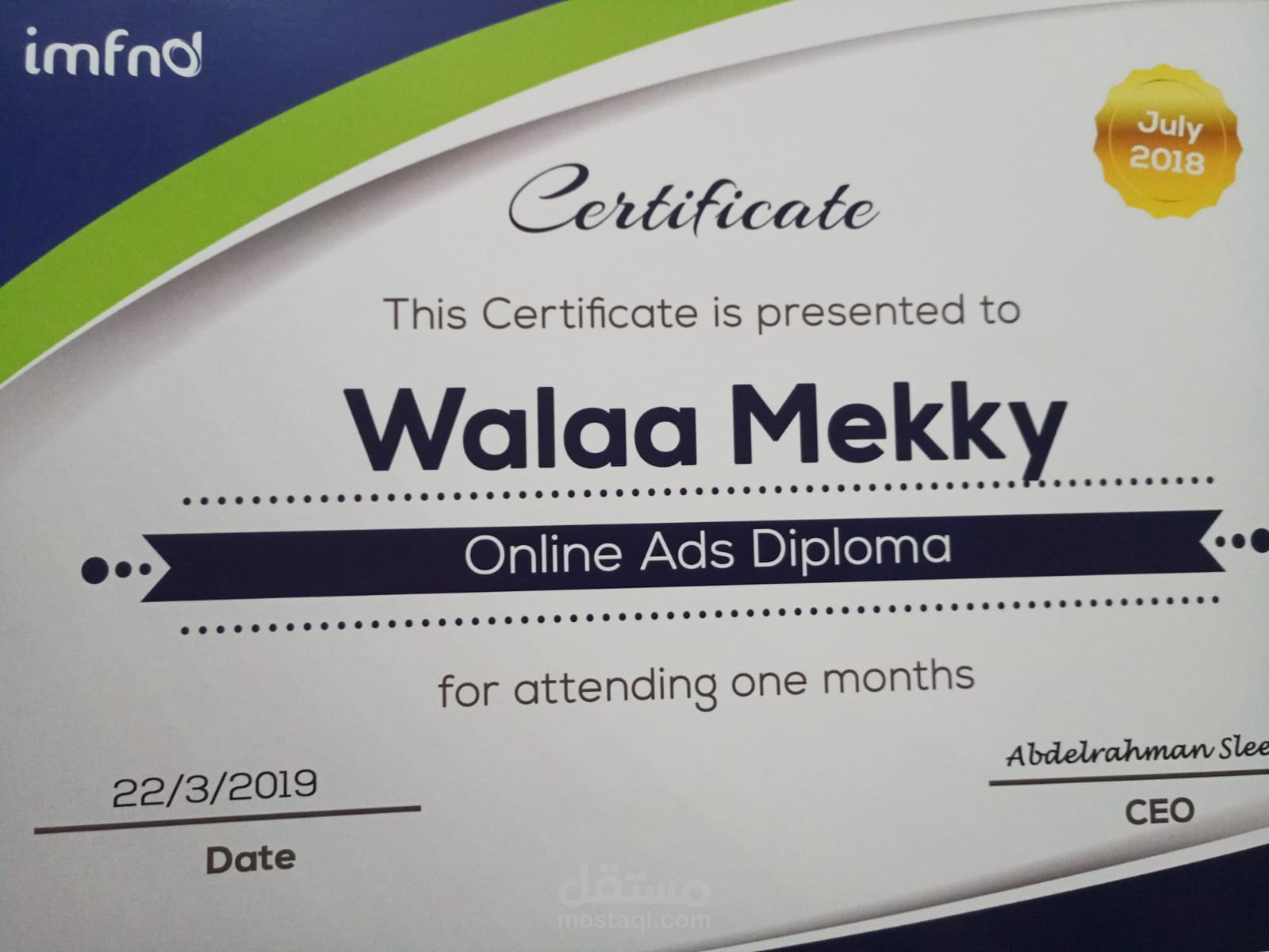 دبلومة في إعلانات جوجل وإعلانات السوشيال ميديا | Online Ads Diploma