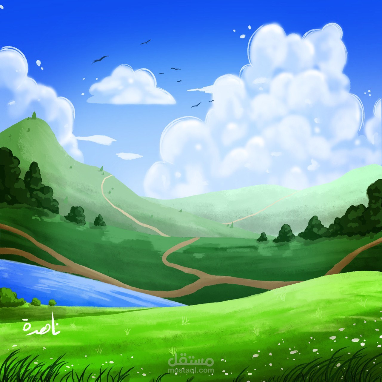 رسم طبيعة حية
