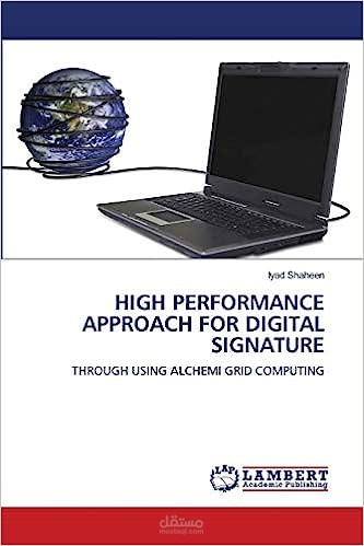 book : high performance of digital signature - الاداء المحسن للتوقيع الالكتروني كتاب