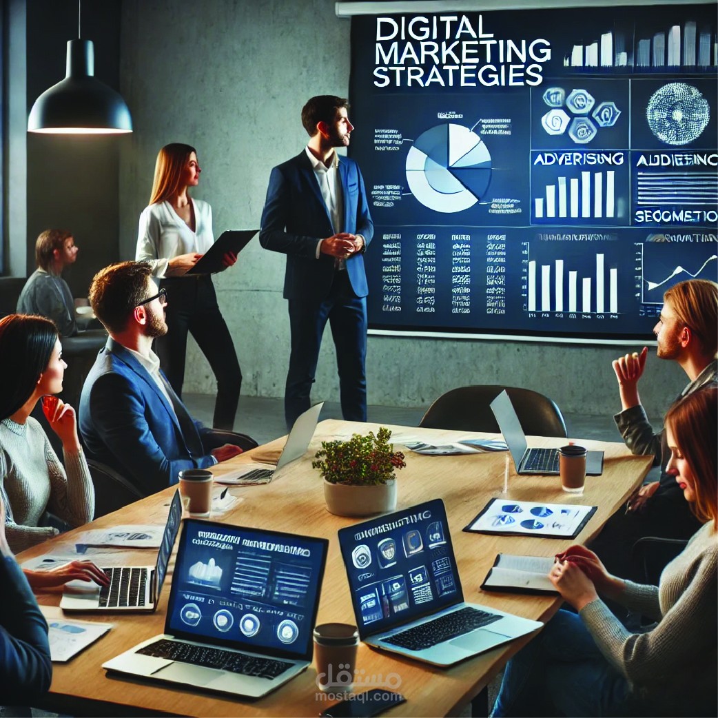 إعداد خطط تسويقية وتدريب على التسويق الرقمي