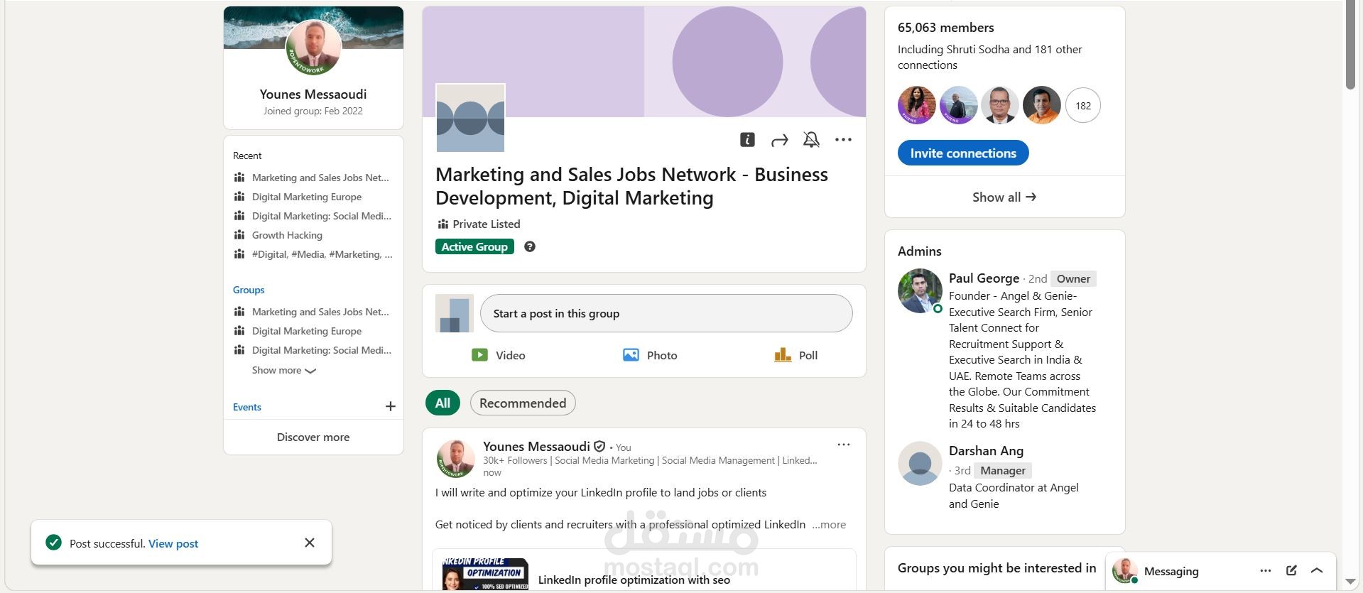 LinkedIn Promotion