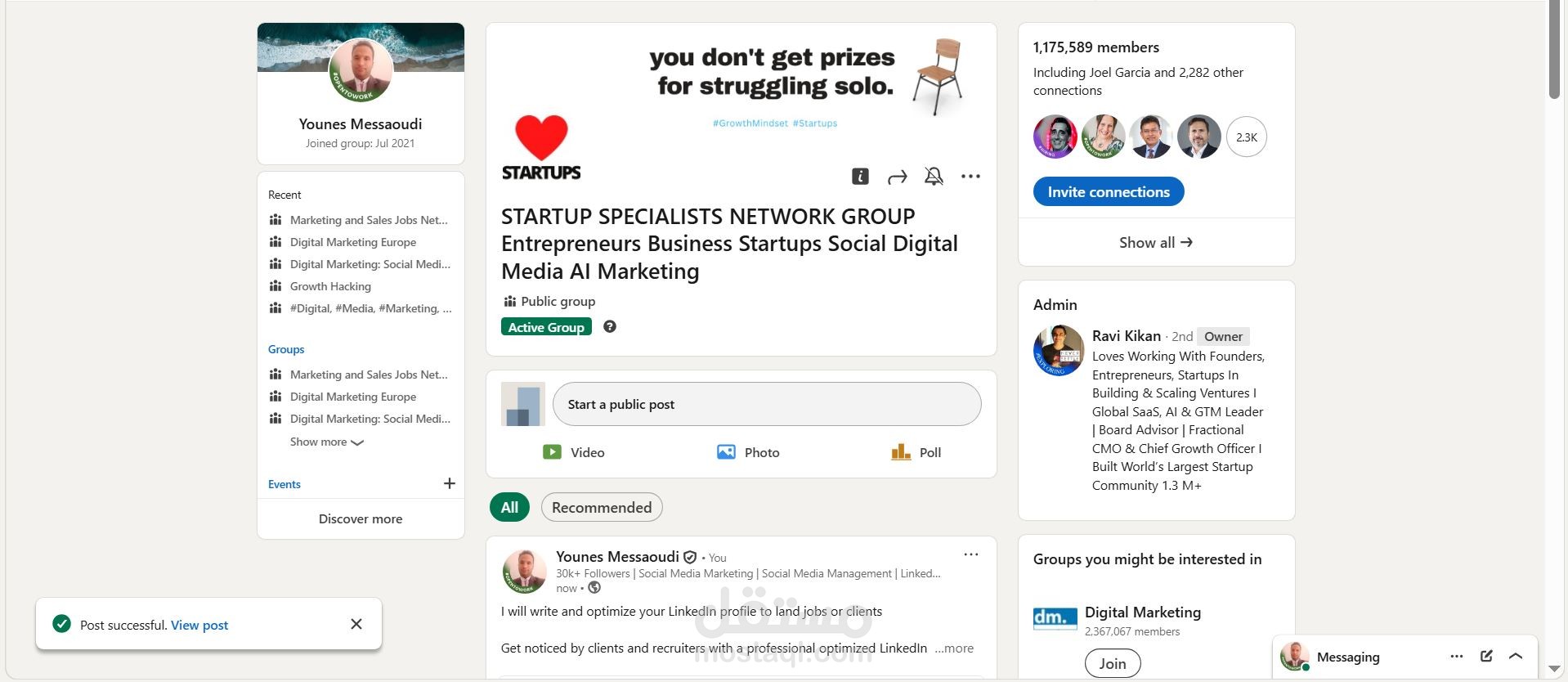 LinkedIn Promotion