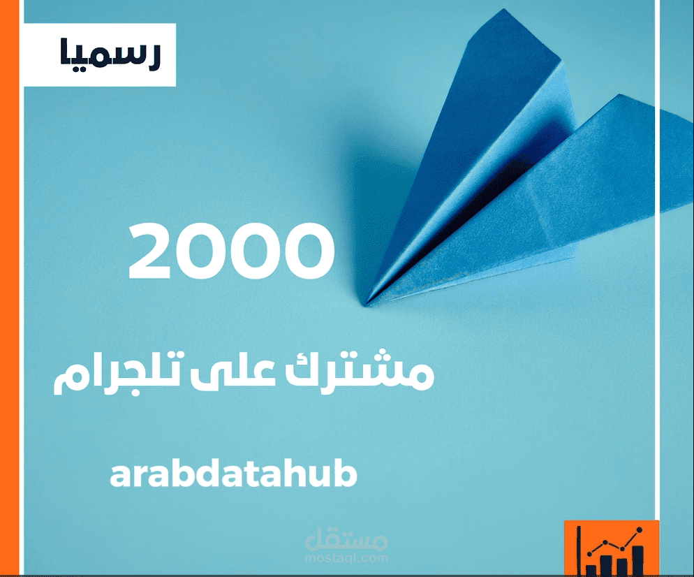 اعلان وصول قناة تلجرام ل 2000 مشترك