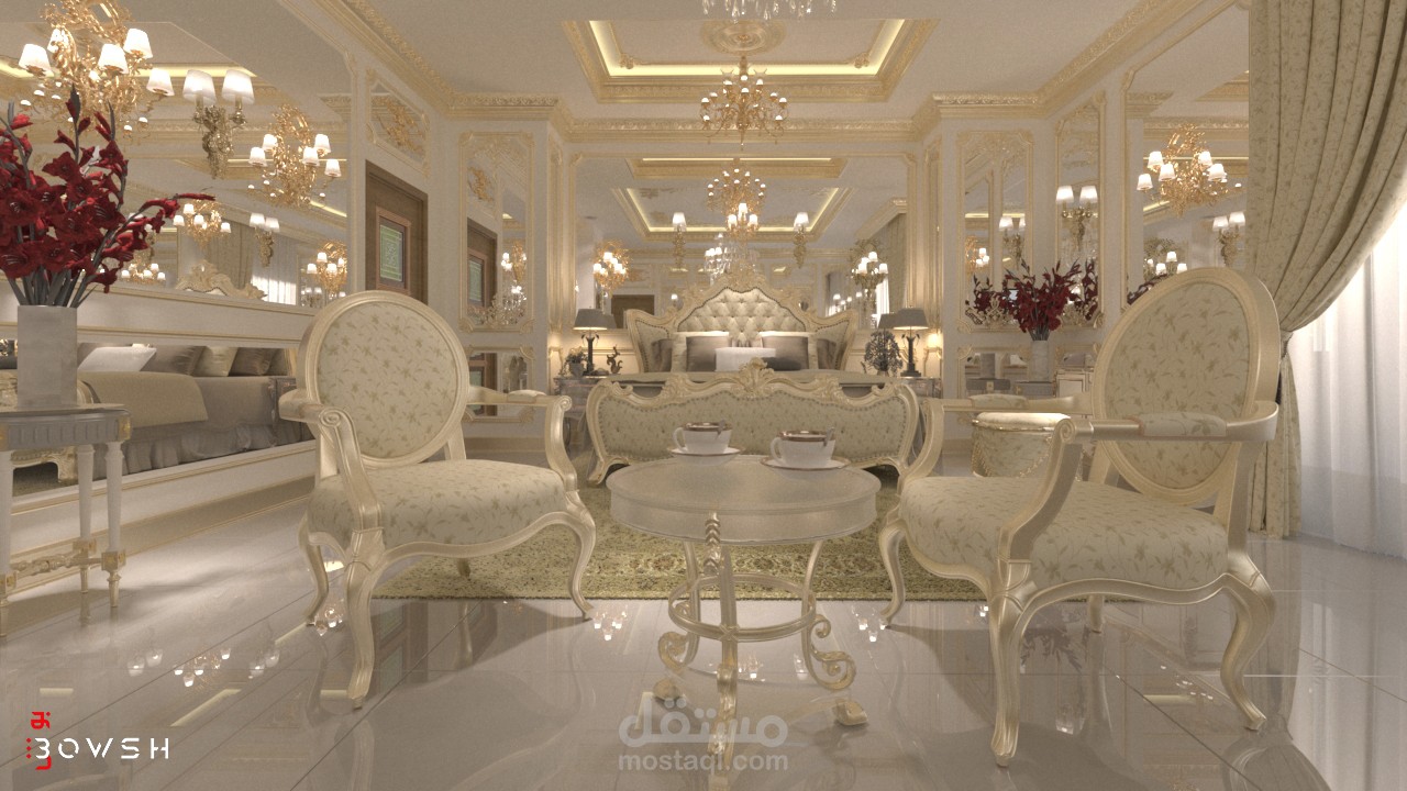 تصميم ديكور | تصميم غرفة نوم كلاسيك