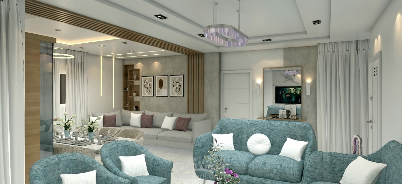 تصميم مودرن ريسبشن قطعتين