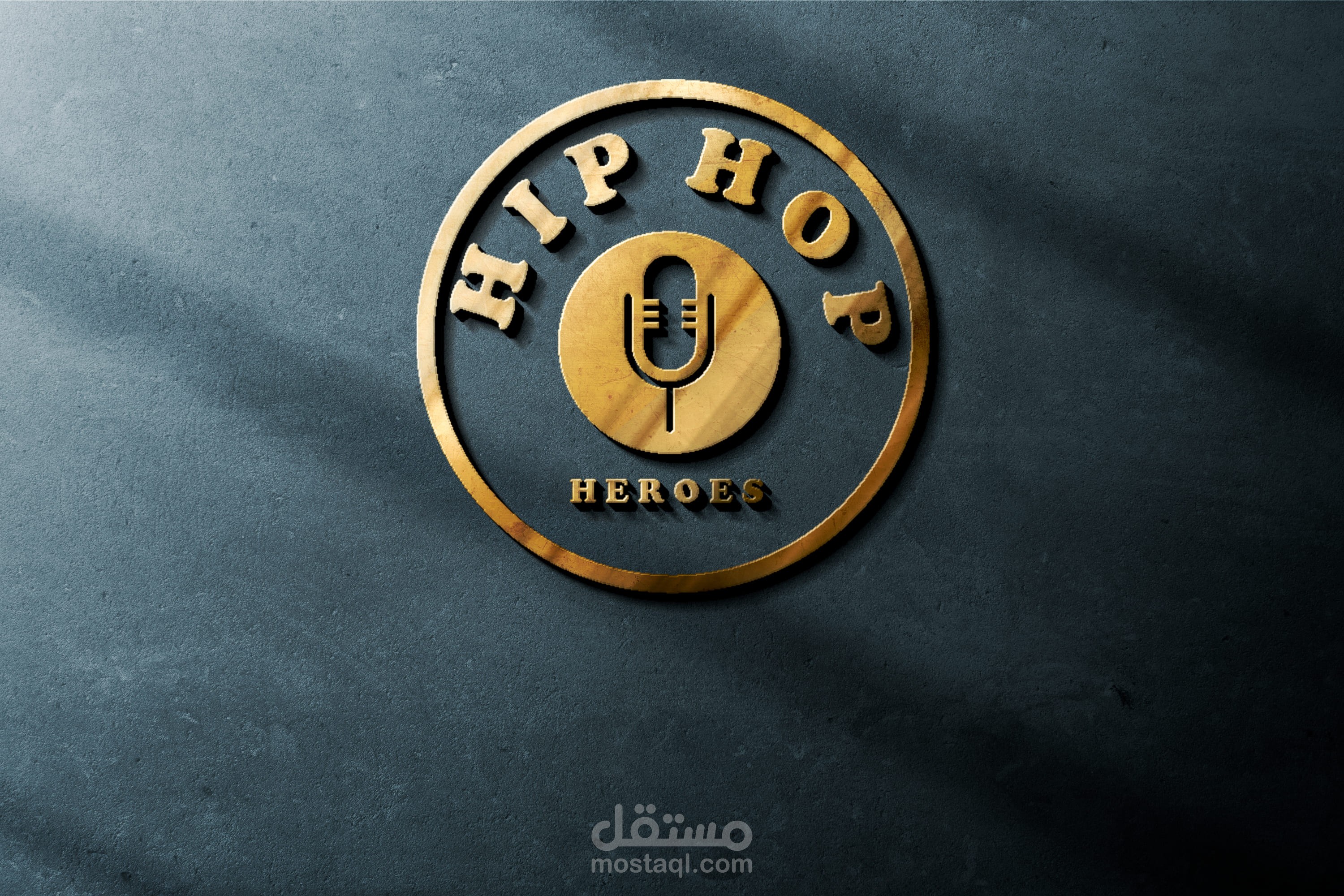 تصميم شعار لشركة إنتاج موسيقى HIP HOP