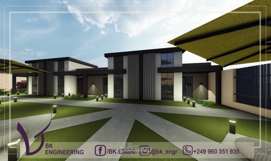 تصميم استراحة ومنتجع