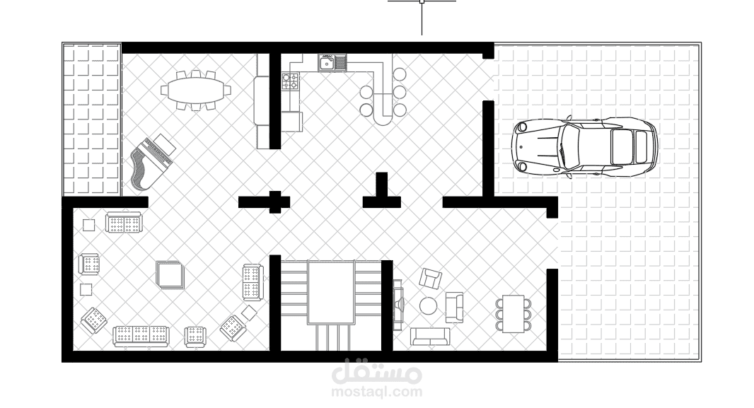 تصميم معماري لفيلا