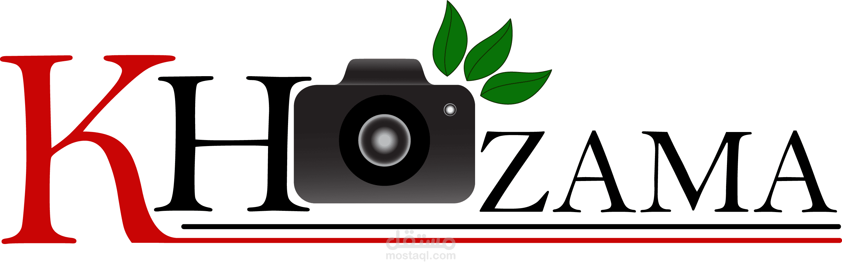 لوغو للمصورة الفوتوغرافية خزامى