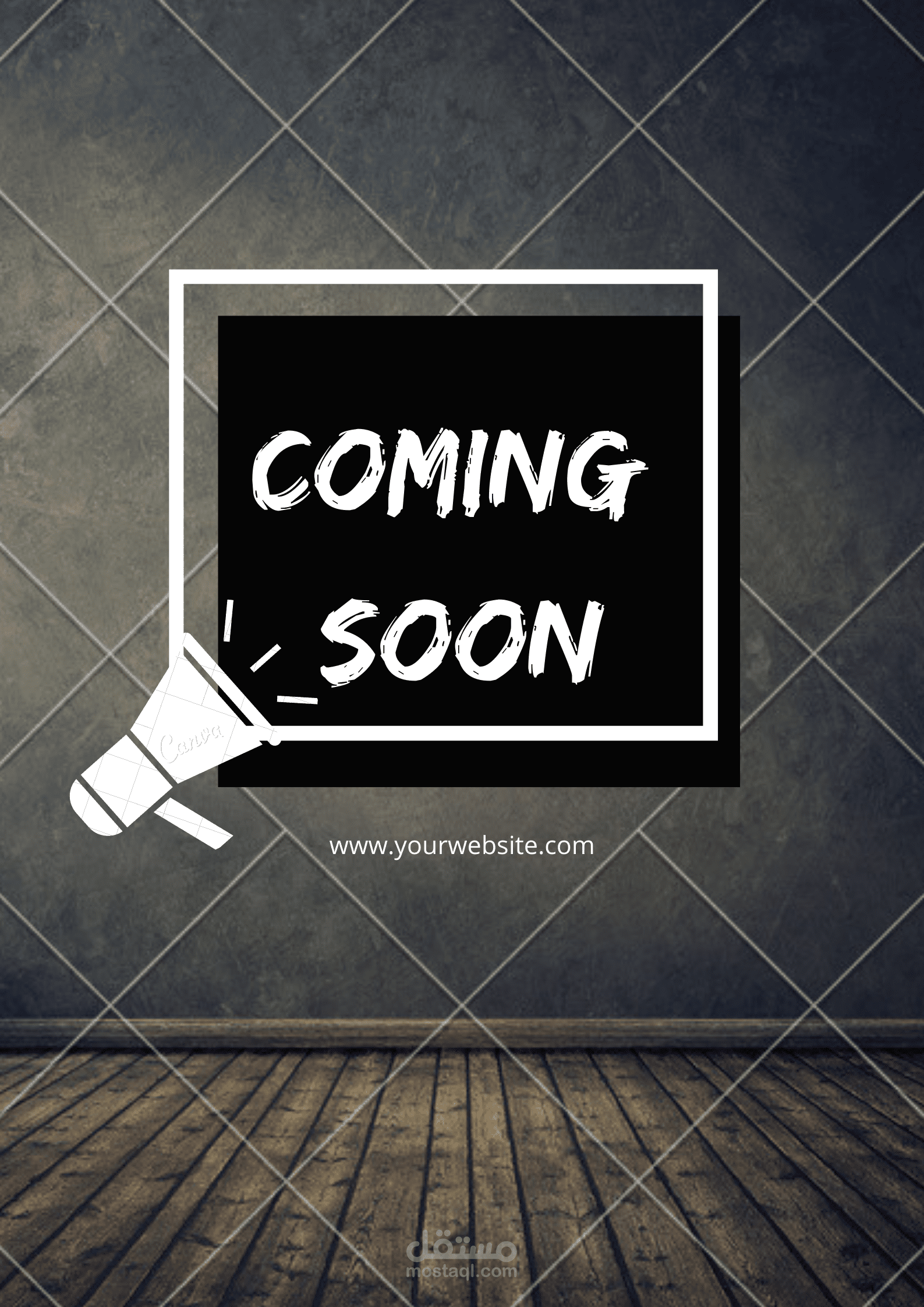 تصميم coming soon