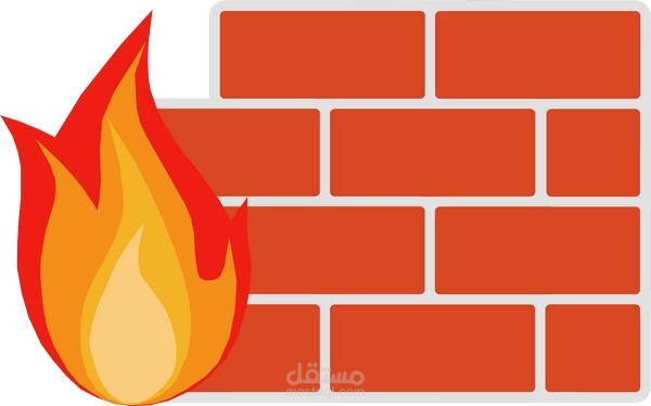 عمل تهيئة لجدار نارى وربط فروع الشركه بالمبنى الرئيسي