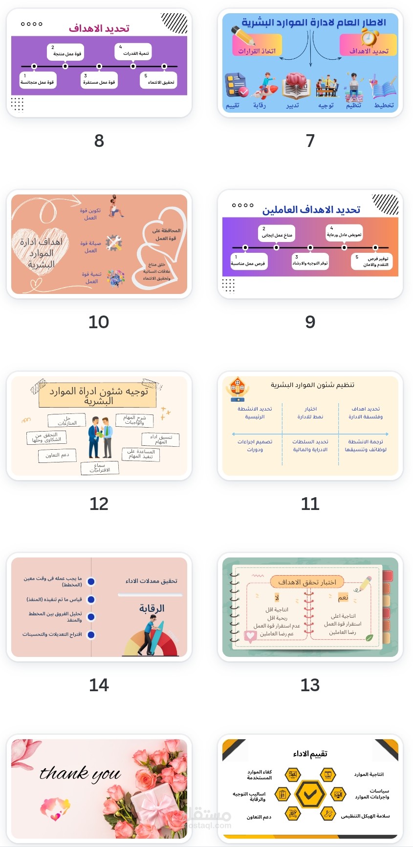 عرض بوربوينت عربى على canva