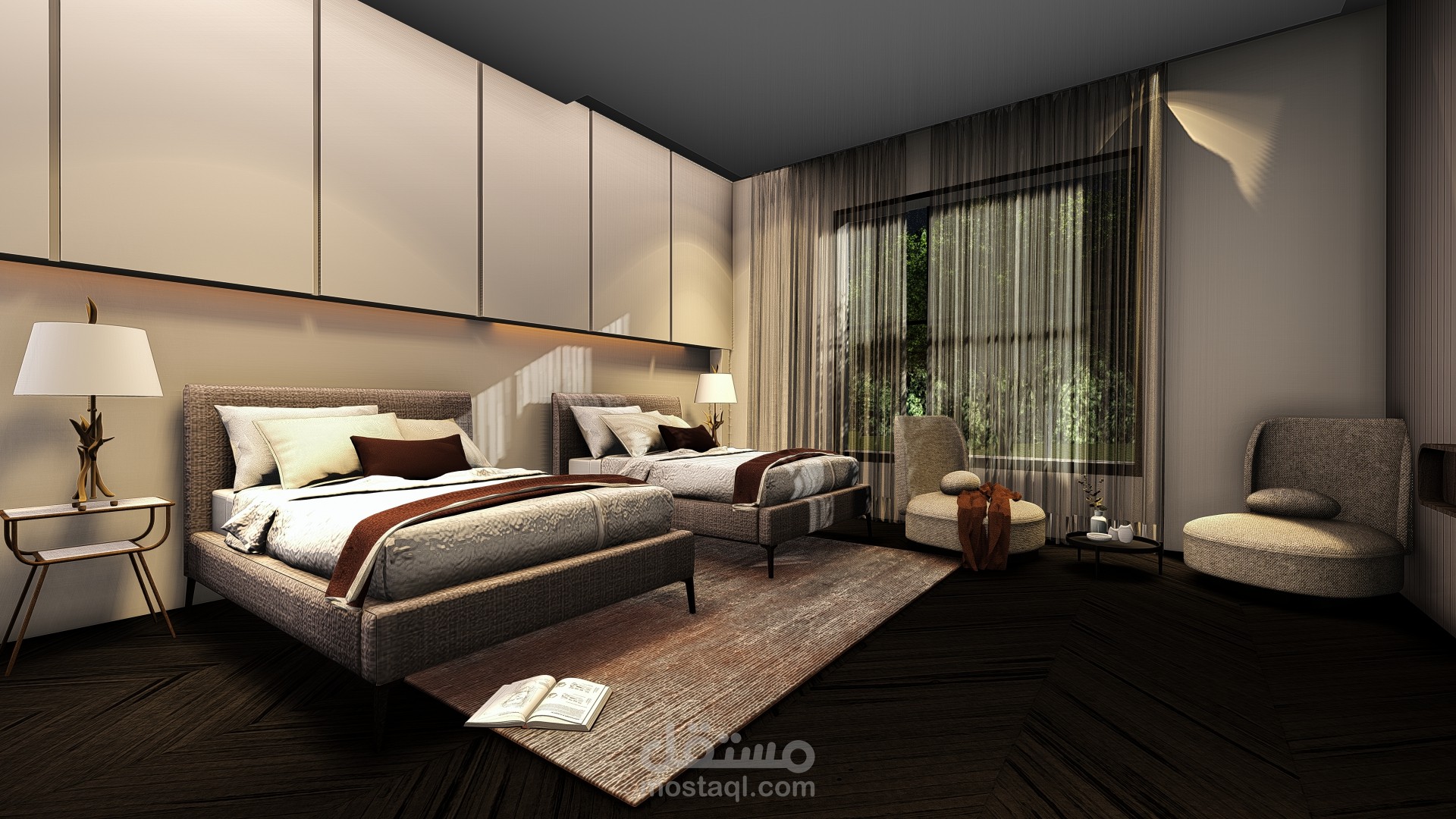 تصميم داخلي غرفة نوم