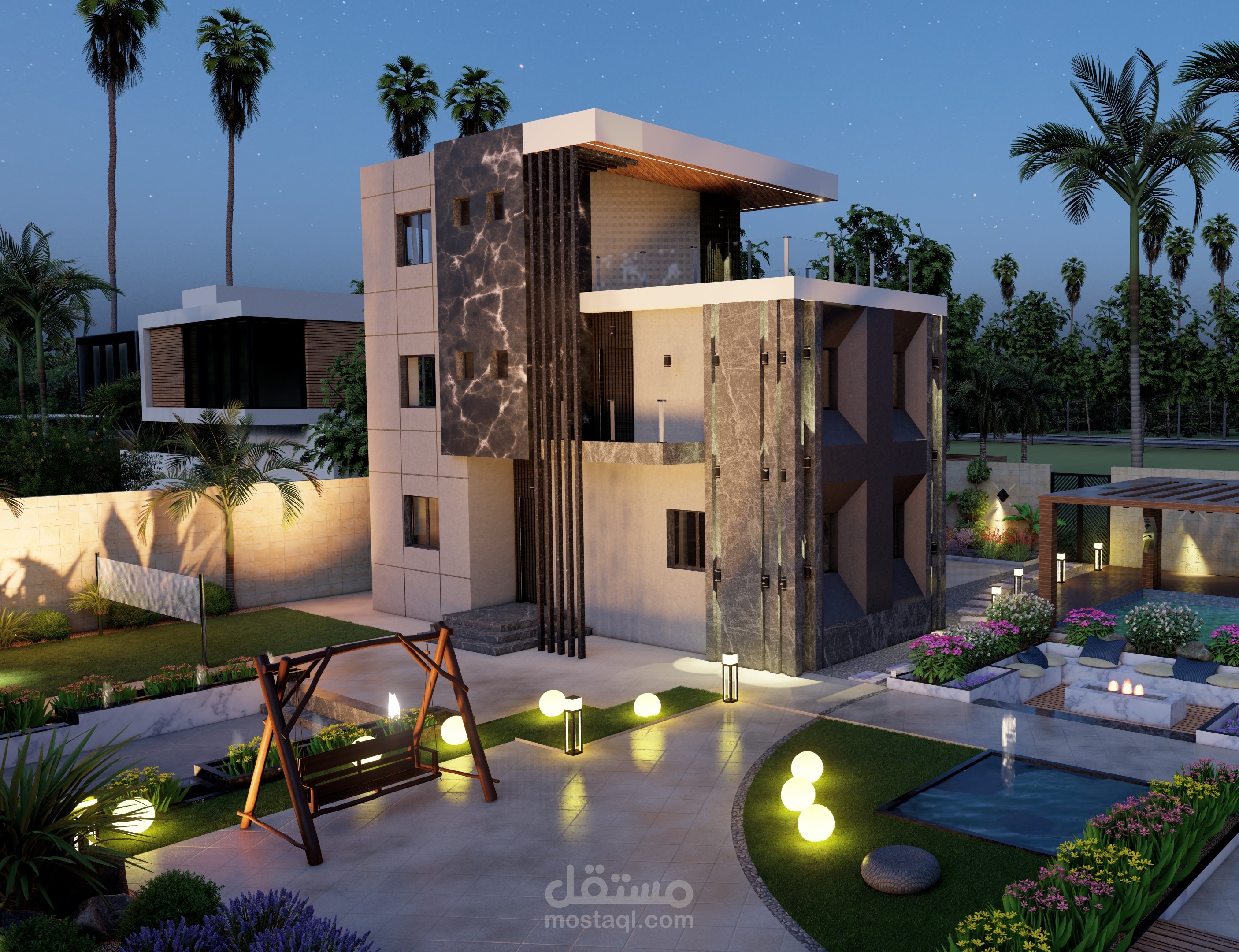 تصميم خارجي لشاليه