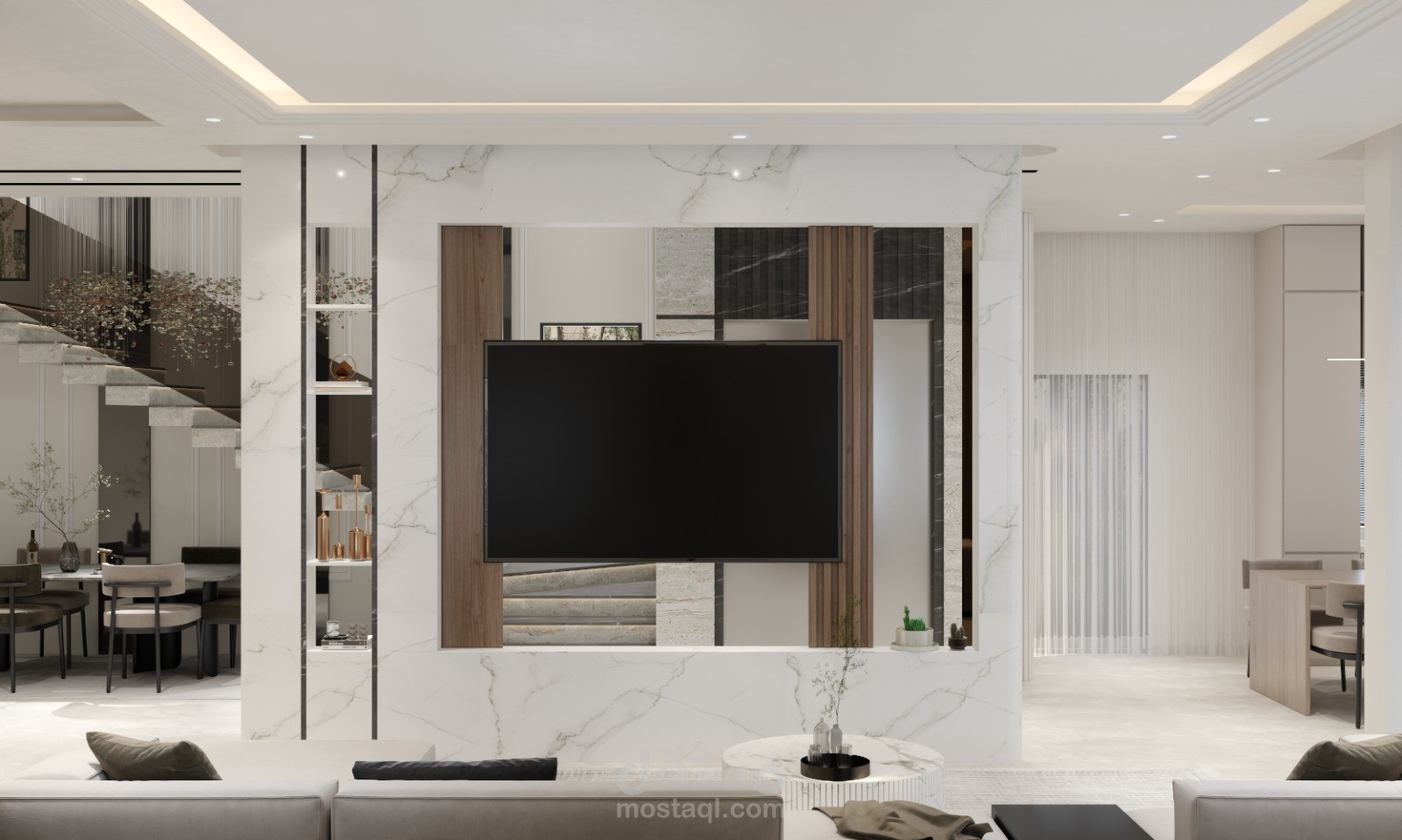 تصميم فيلا طابق ارضي