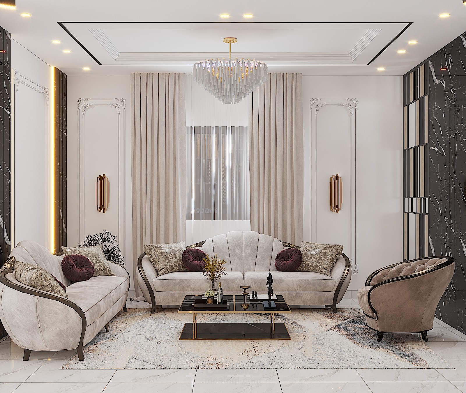 تصميم غرفة معيشة