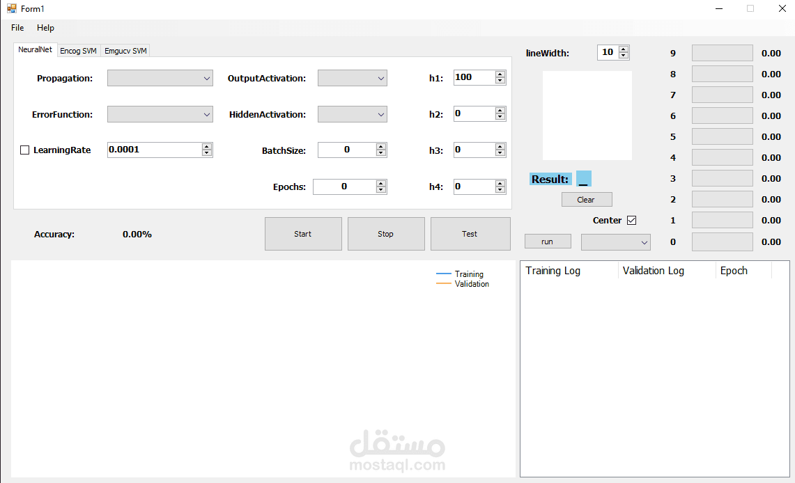 تطبيق التعرف على الأرقام المكتوبة بخط اليد