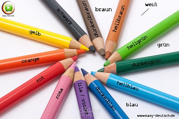 باوربوينت عن شرح الالوان باللغة الالمانية Die Farben