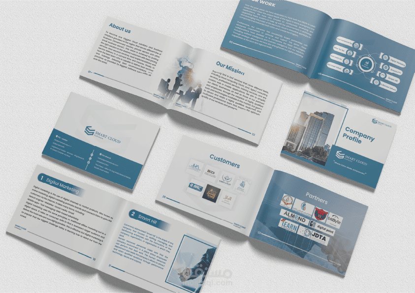 تصميم بروفايل شركة company profile