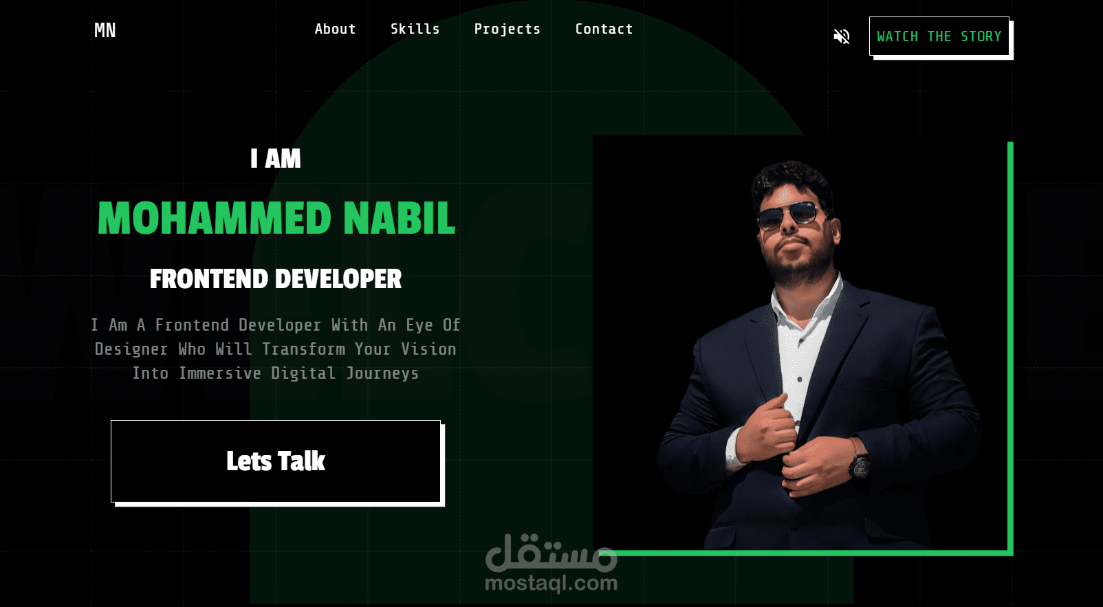 Mohammed Nabil Portfolio موقعي الشخصي
