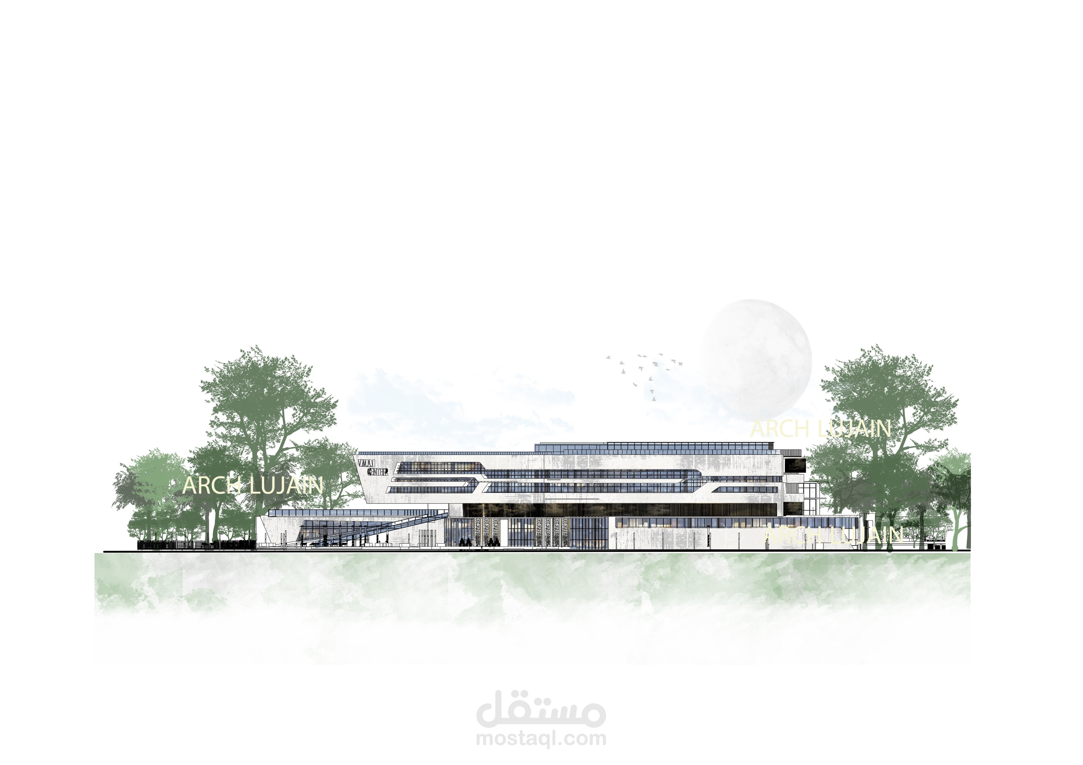 تصميم  واجهات معمارية معماري  (PHOTOSHOP)
