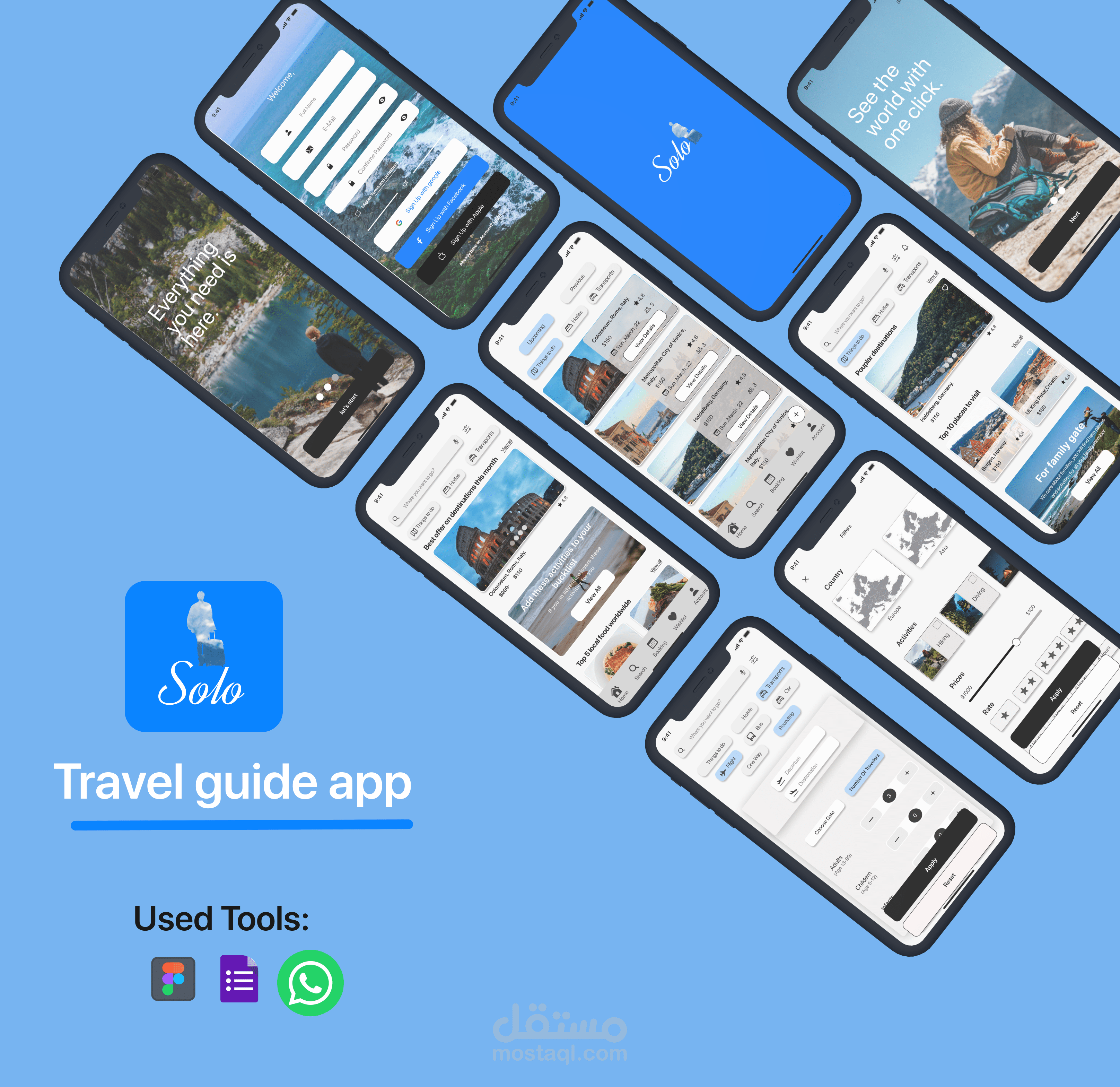 (solo) a guide travel app for IOS