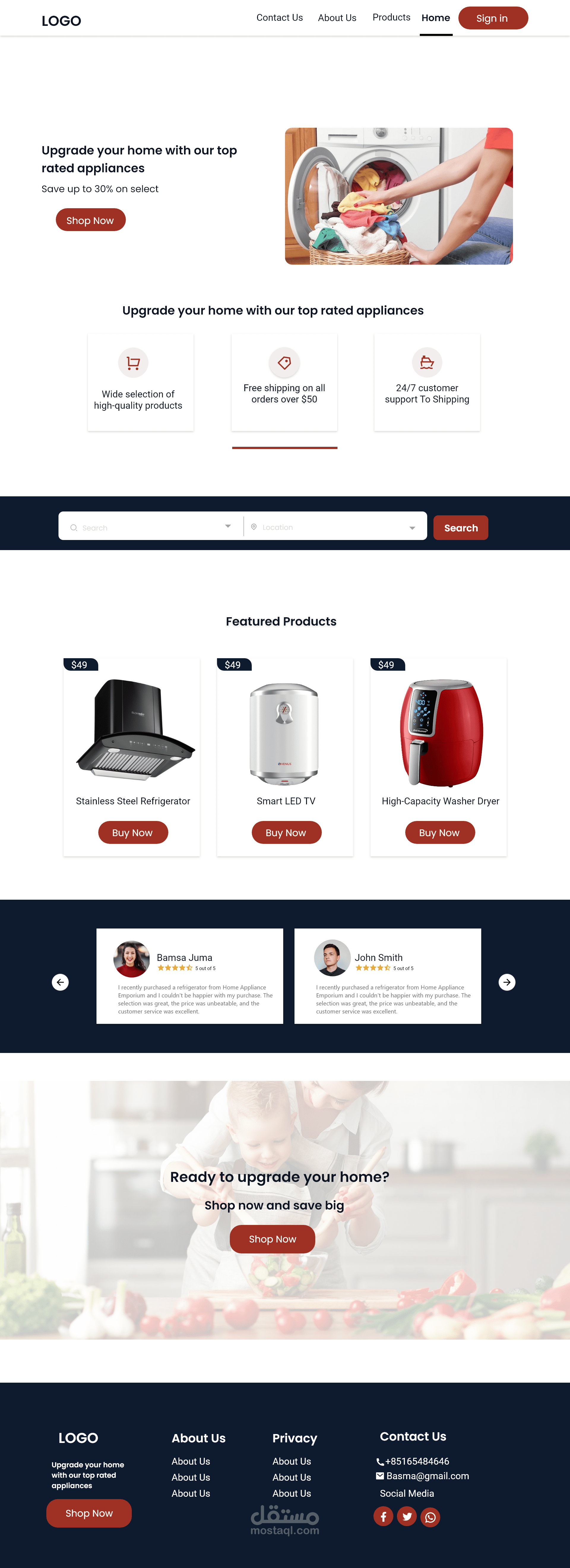 تصميم موقع ب uxui