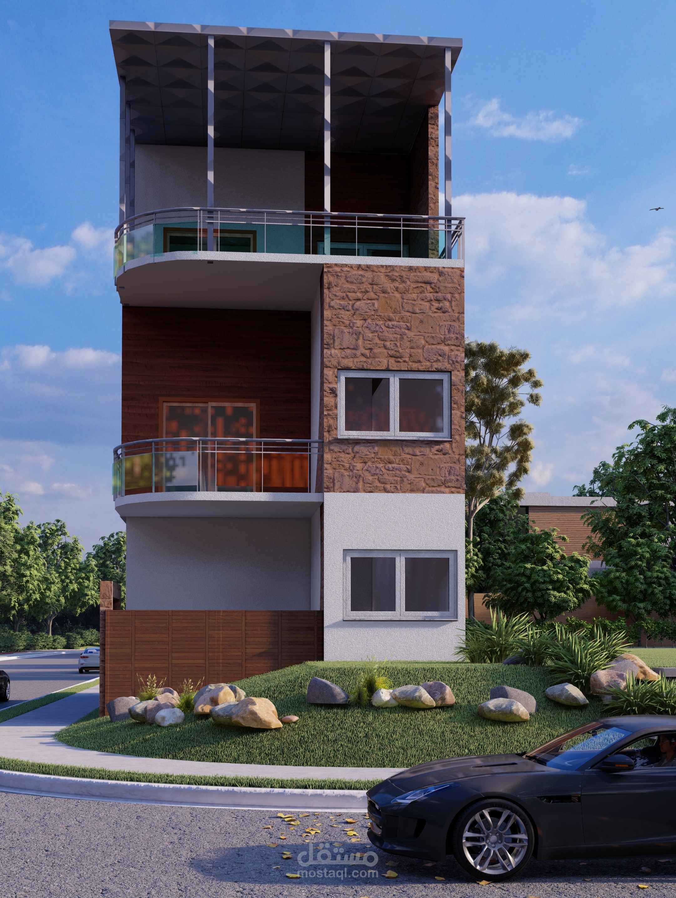 تجديد واجهة منزل