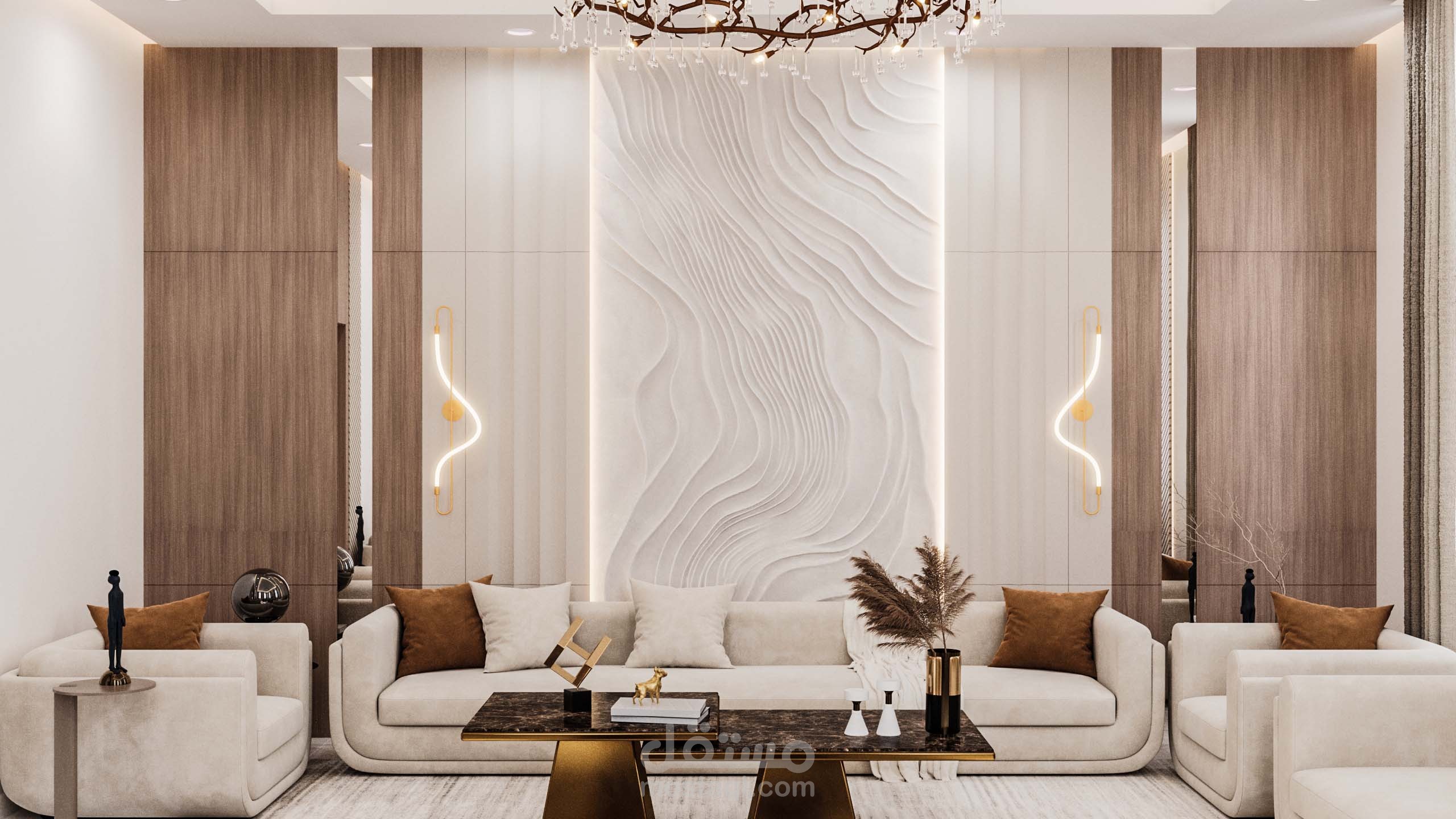 Modern Arabic Majlis Interior Design