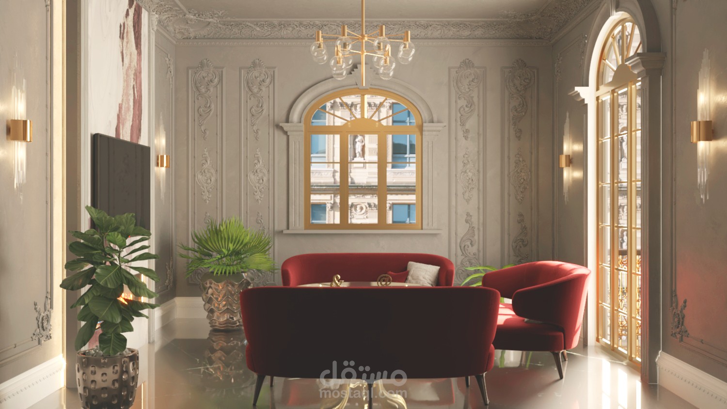 تصميم داخلي كلاسيك