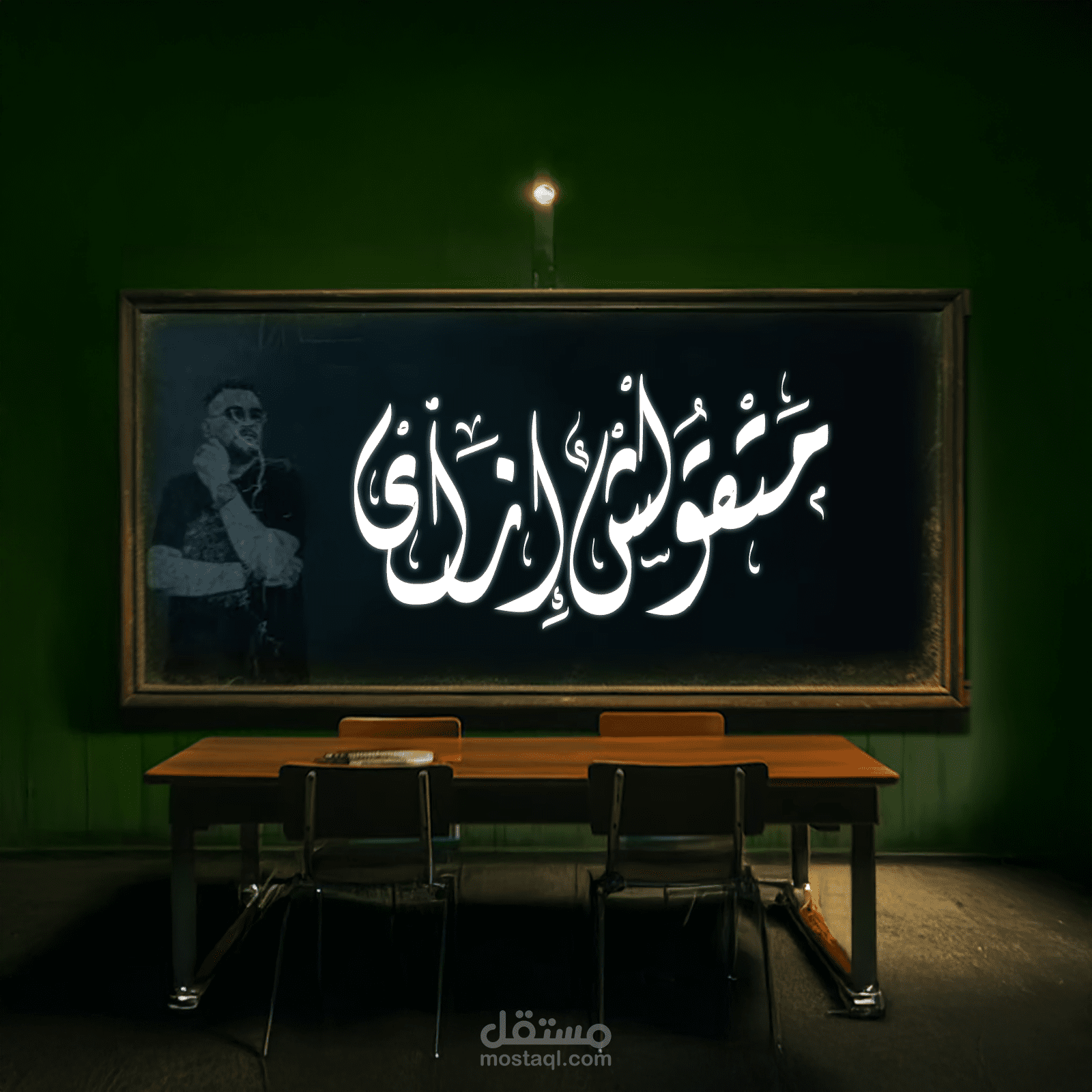 كتابة مخطوطة بالخط الديواني في فيديو