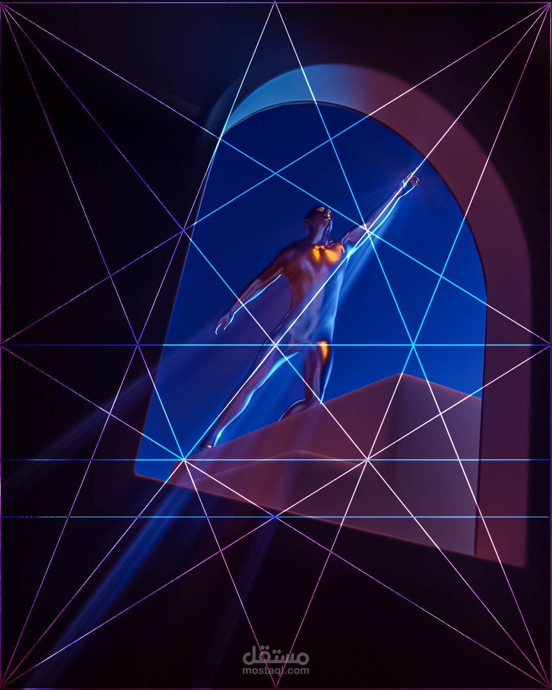 Climbing to the summit