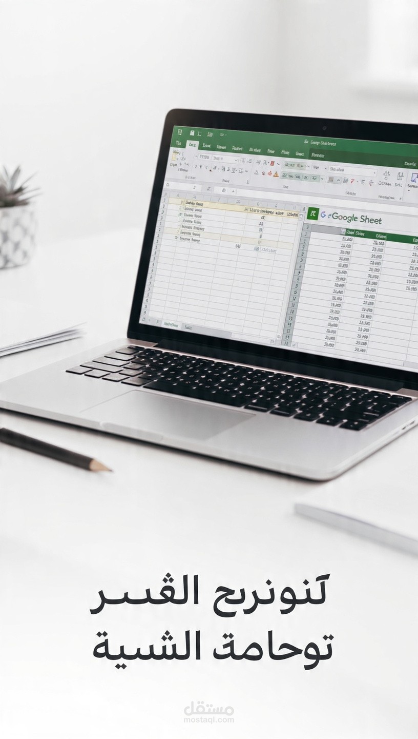 سأقوم بإدخال وتفريغ البيانات بدقة عالية على Excel و Google Sheets
