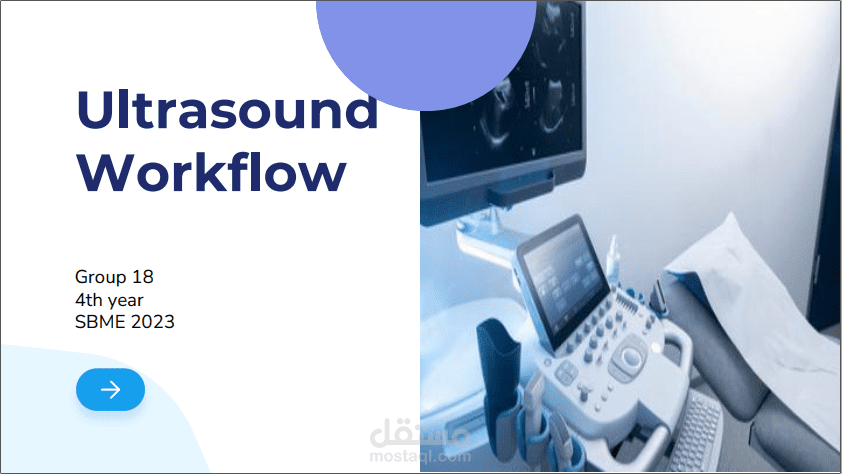 Ultrasound medical device workflow presentation