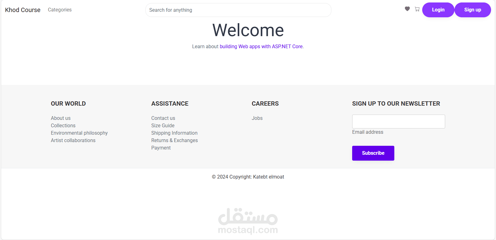 E_Learning Plateform