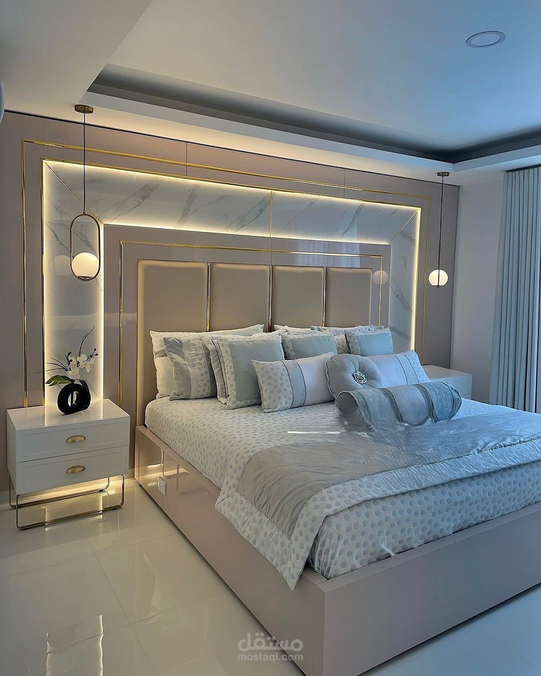 Luxury Modern Neoclassic Bedroom | فخامة النيوكلاسيك العصرية