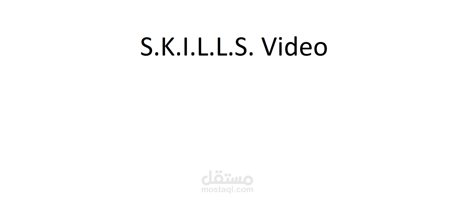 S.K.I.L.L.S Info Session (Video Trailer)