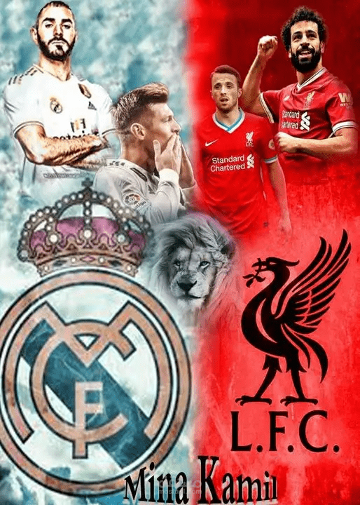 Real Madrid and Liverpool football design