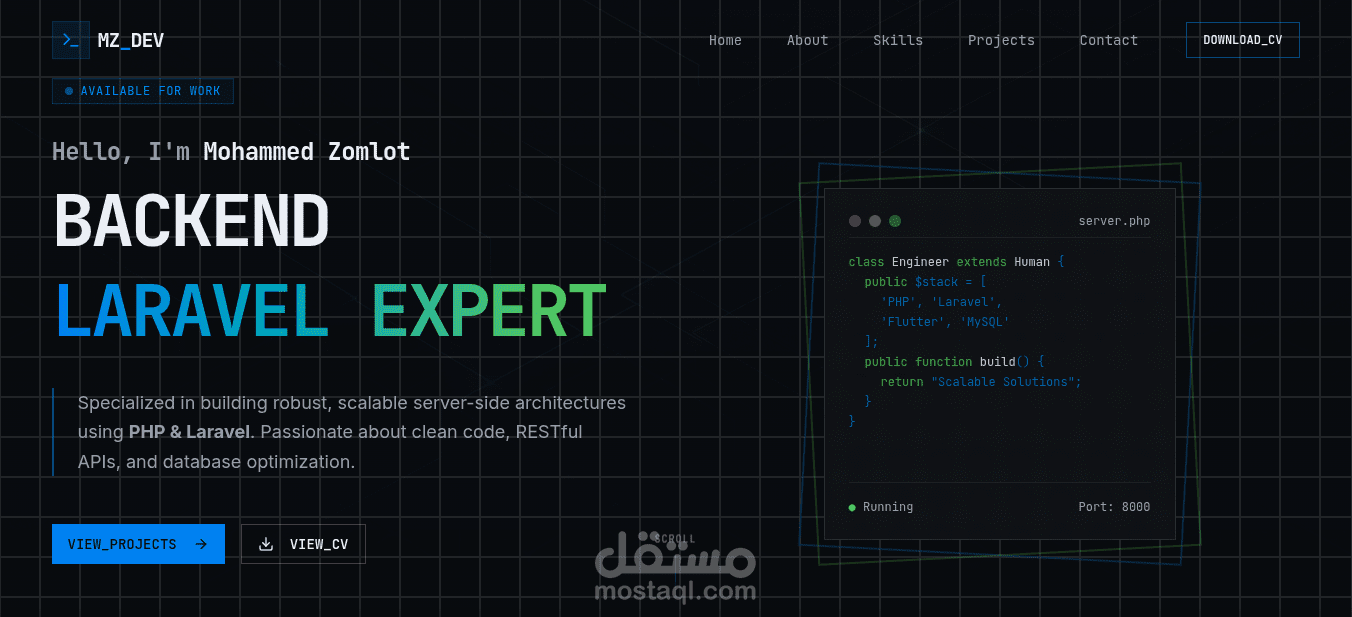 إعداد واستضافة موقع شخصي على سيرفر Linux VPS مع أتمتة النشر (CI/CD)