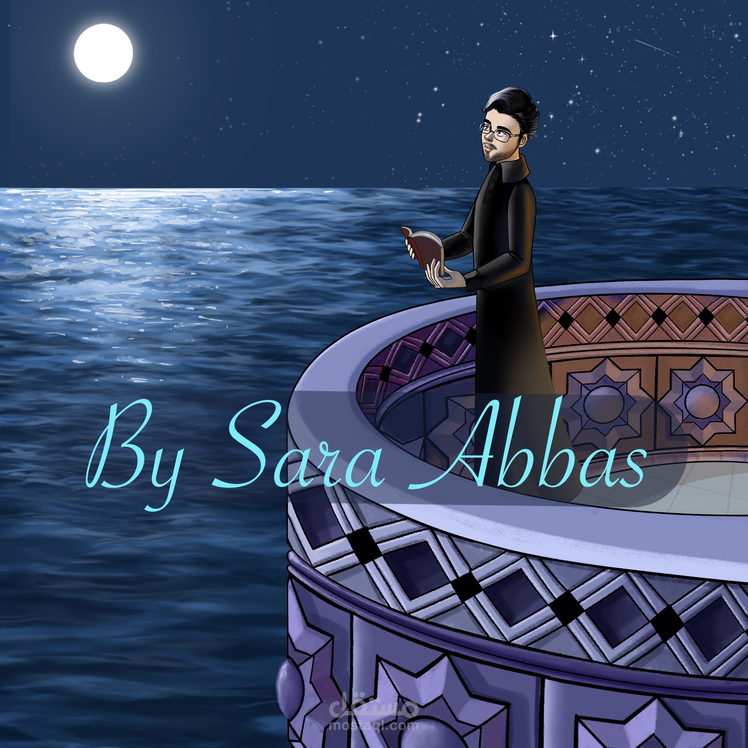 رسمة باسلوب كرتوني شبه واقعي ل(صاحب القصر)