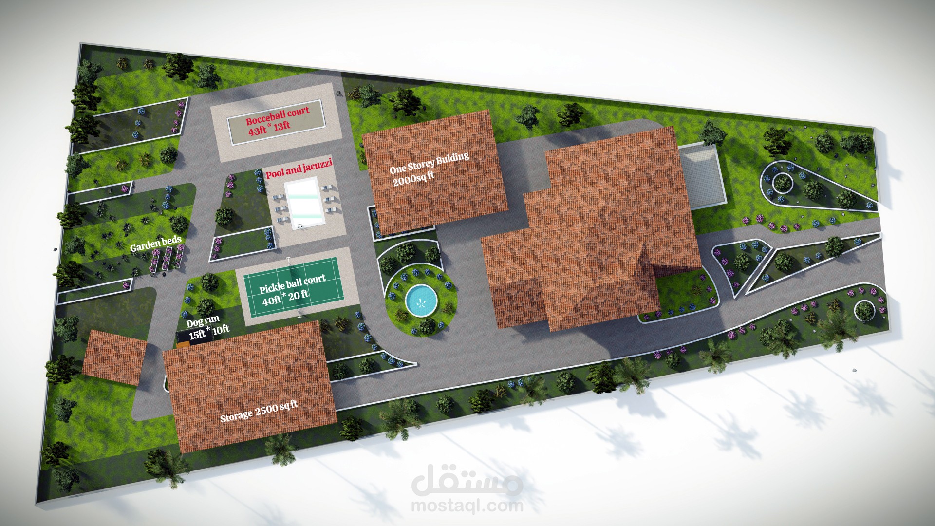 Land scaping for Villa in GERMANY