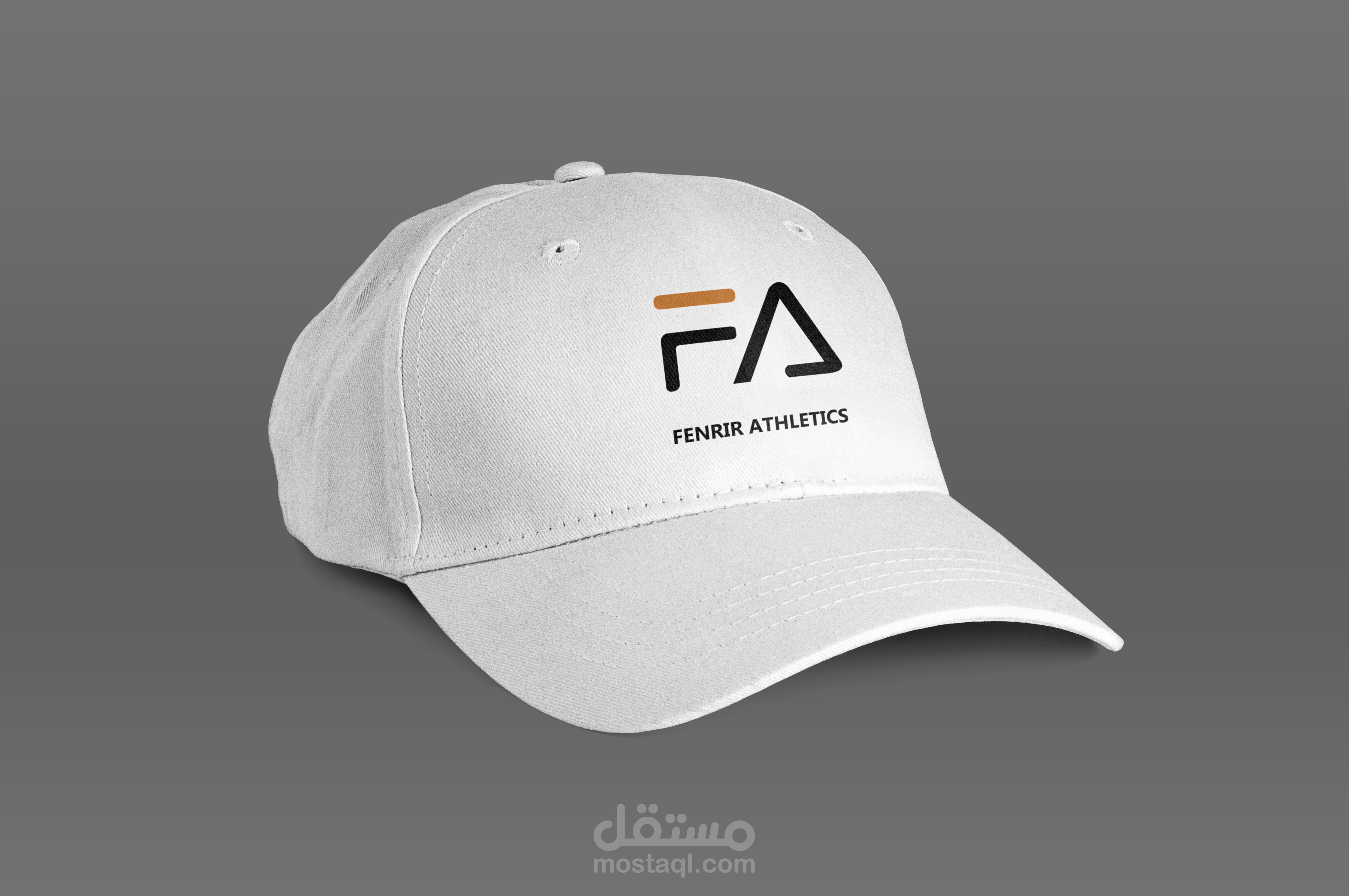 شعار متجر ملابس رياضية FA Sports