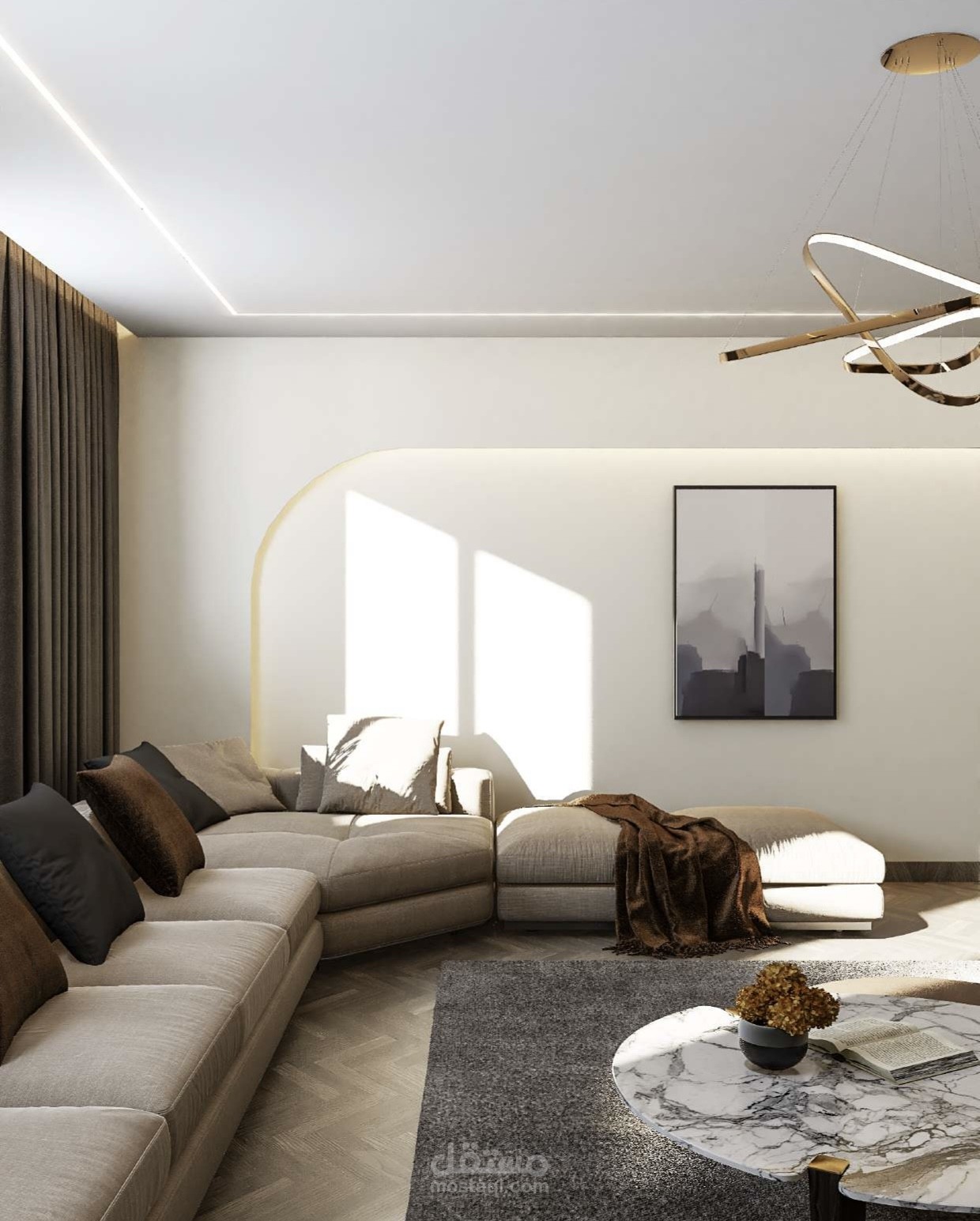 Interior Design of Men's Majles