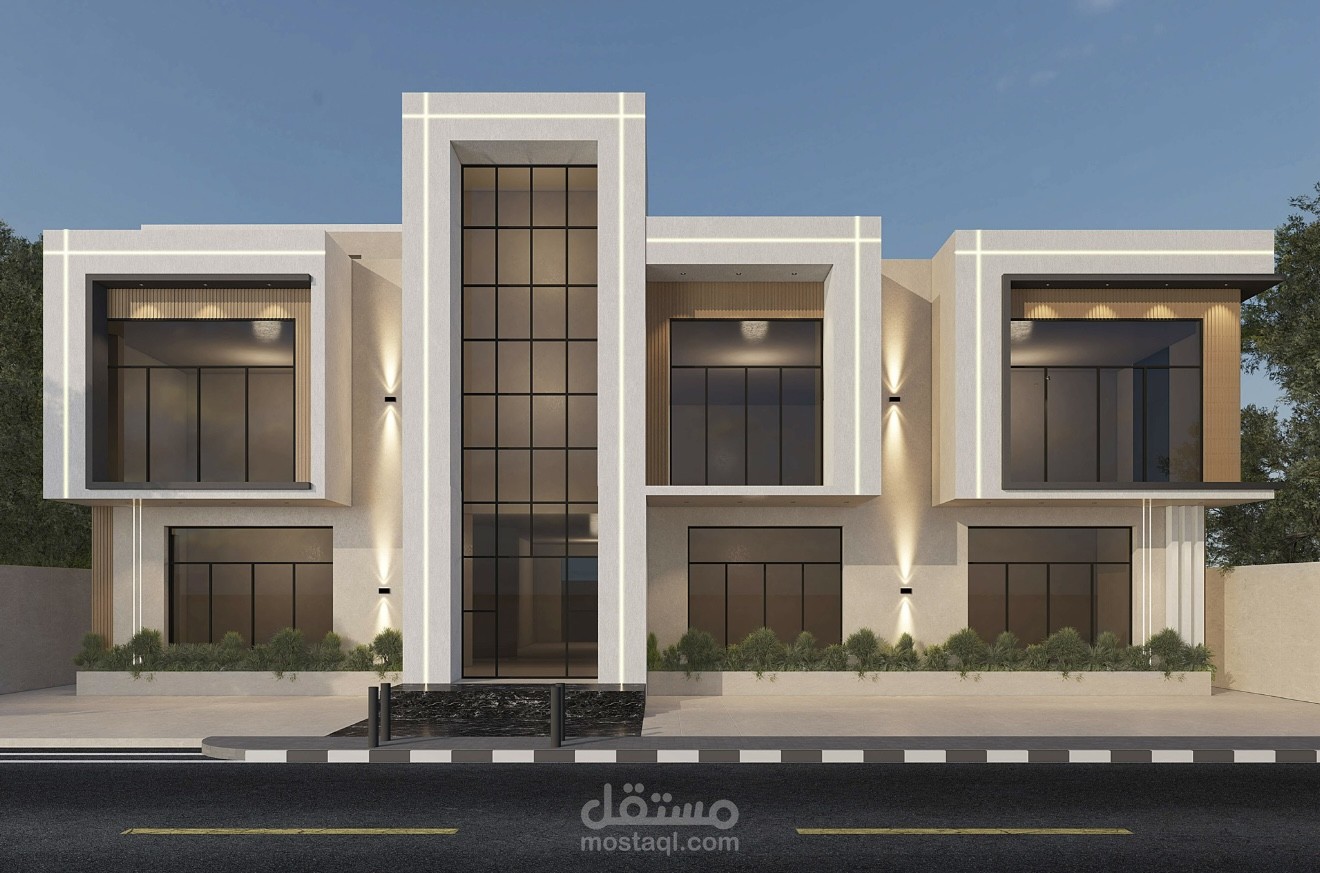 Exterio Design of Modern Villa